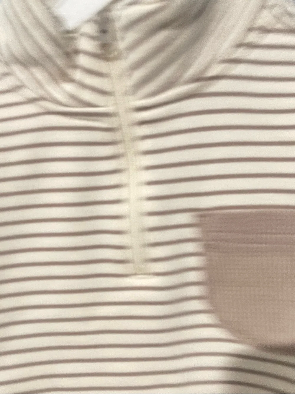 Carter's Toddler Striped Half-Zip Set - Cream & Tan